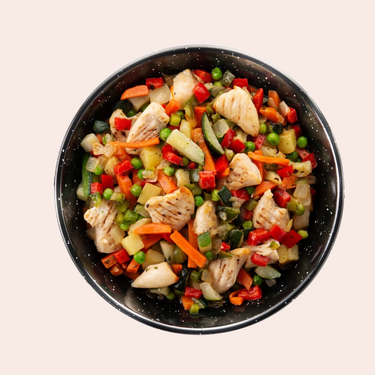 Chicken stir-fry with vegetables